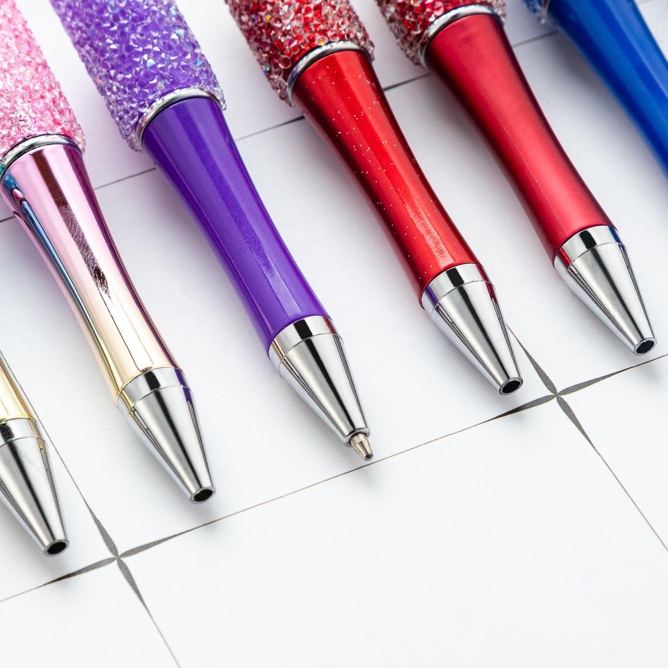 【A3】5pcs Creative multi-color sugar ballpoint pen, new starry diamond pen, handmade DIY ballpoint pen, advertising gift, ballpoint pen