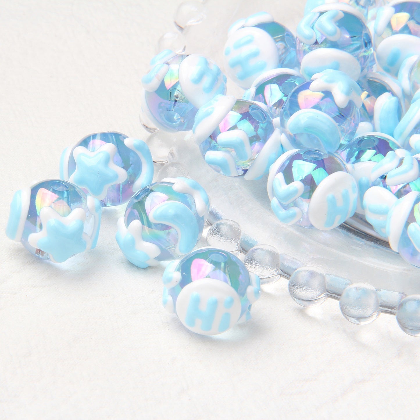 【B1】Acrylic Hand-painted Beads