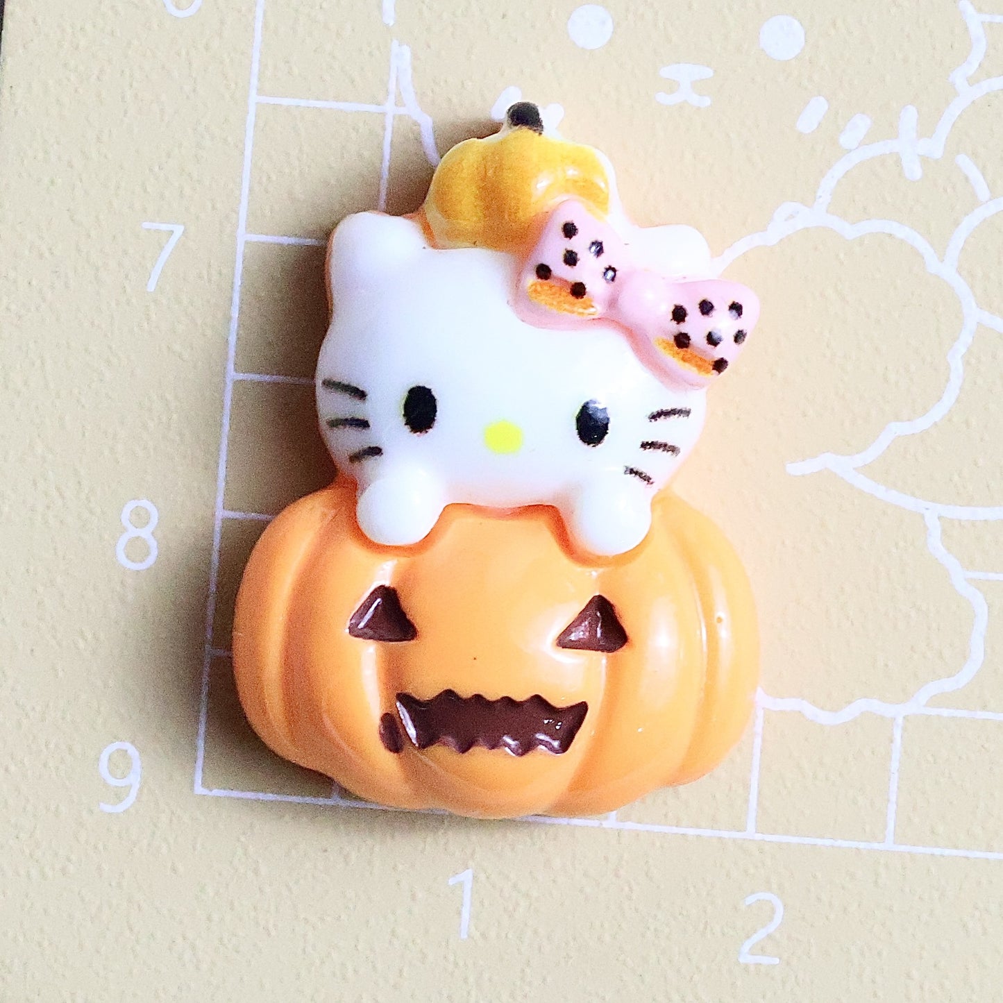 【B25】Sanrio Pumpkin Double - Clip Hair Accessories