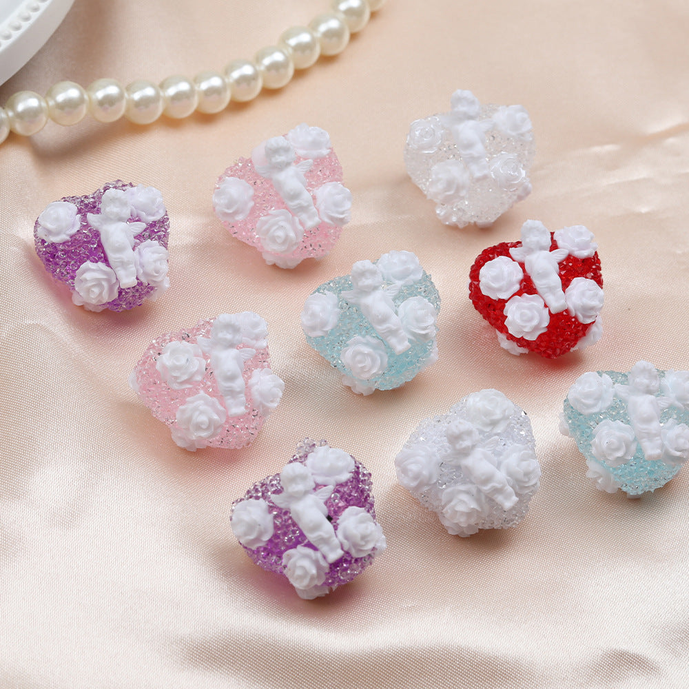 【B29】Sugar rose, winged angel, heart