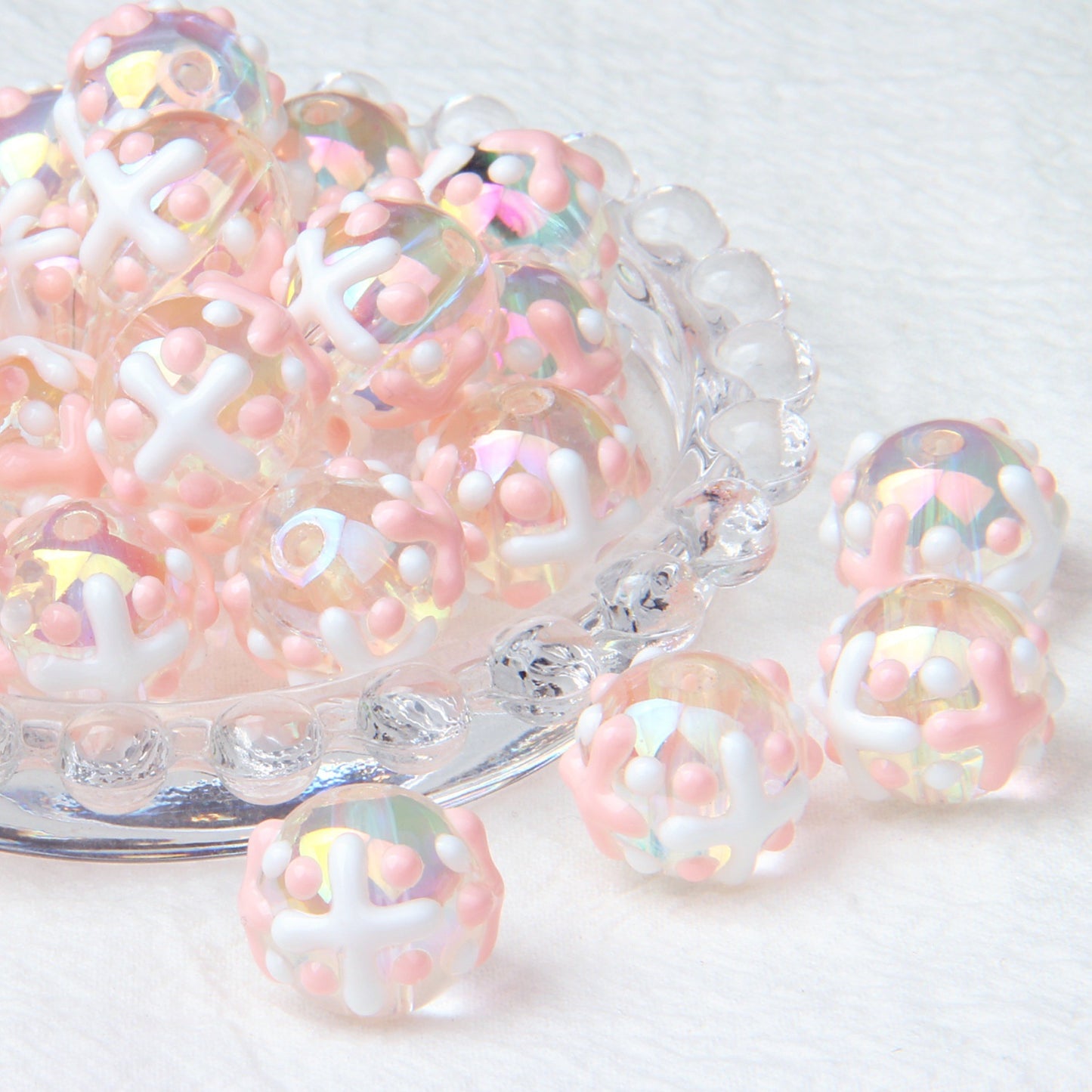 【B1】Acrylic Hand-painted Beads