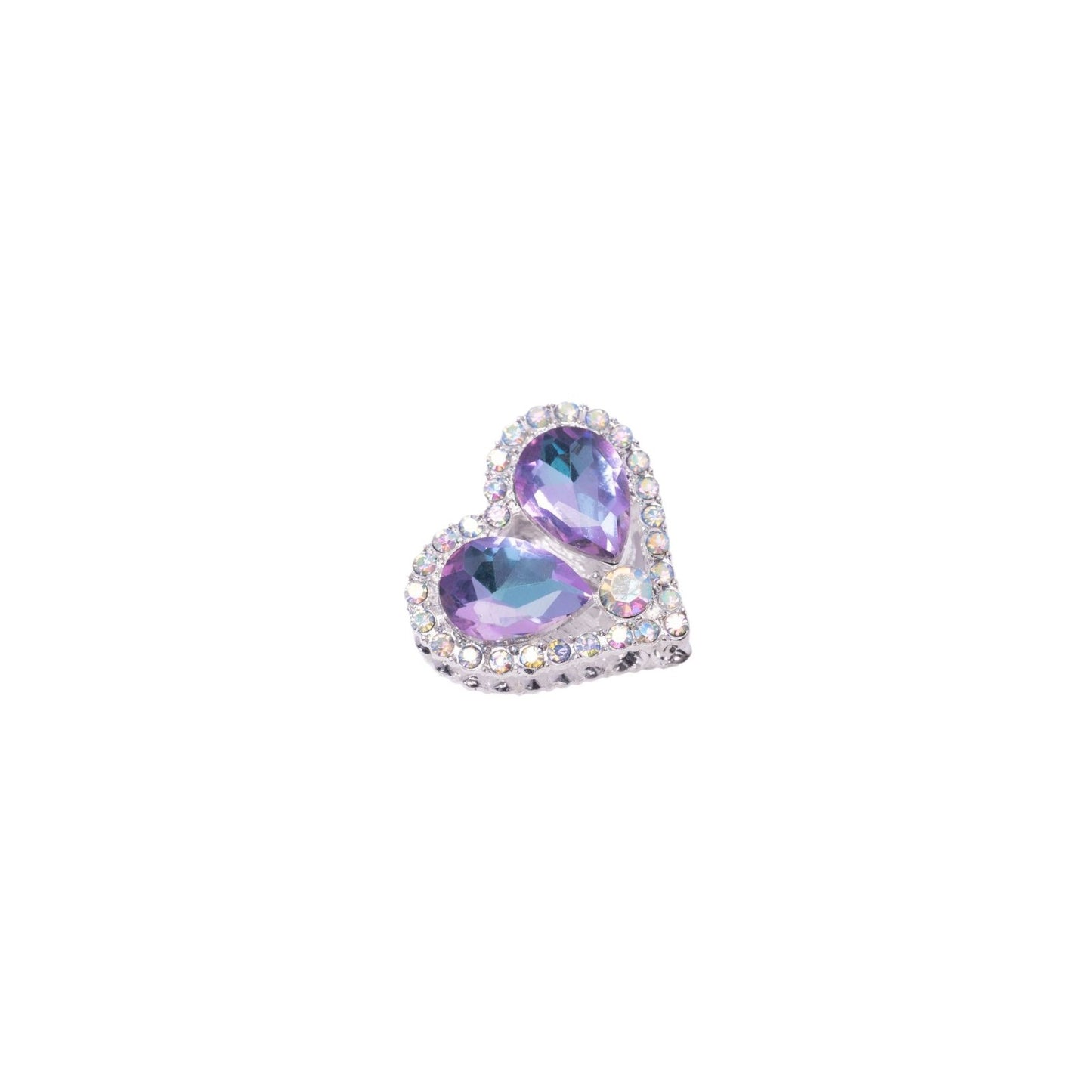 【B7】Crystal Colorful Diamond Heart