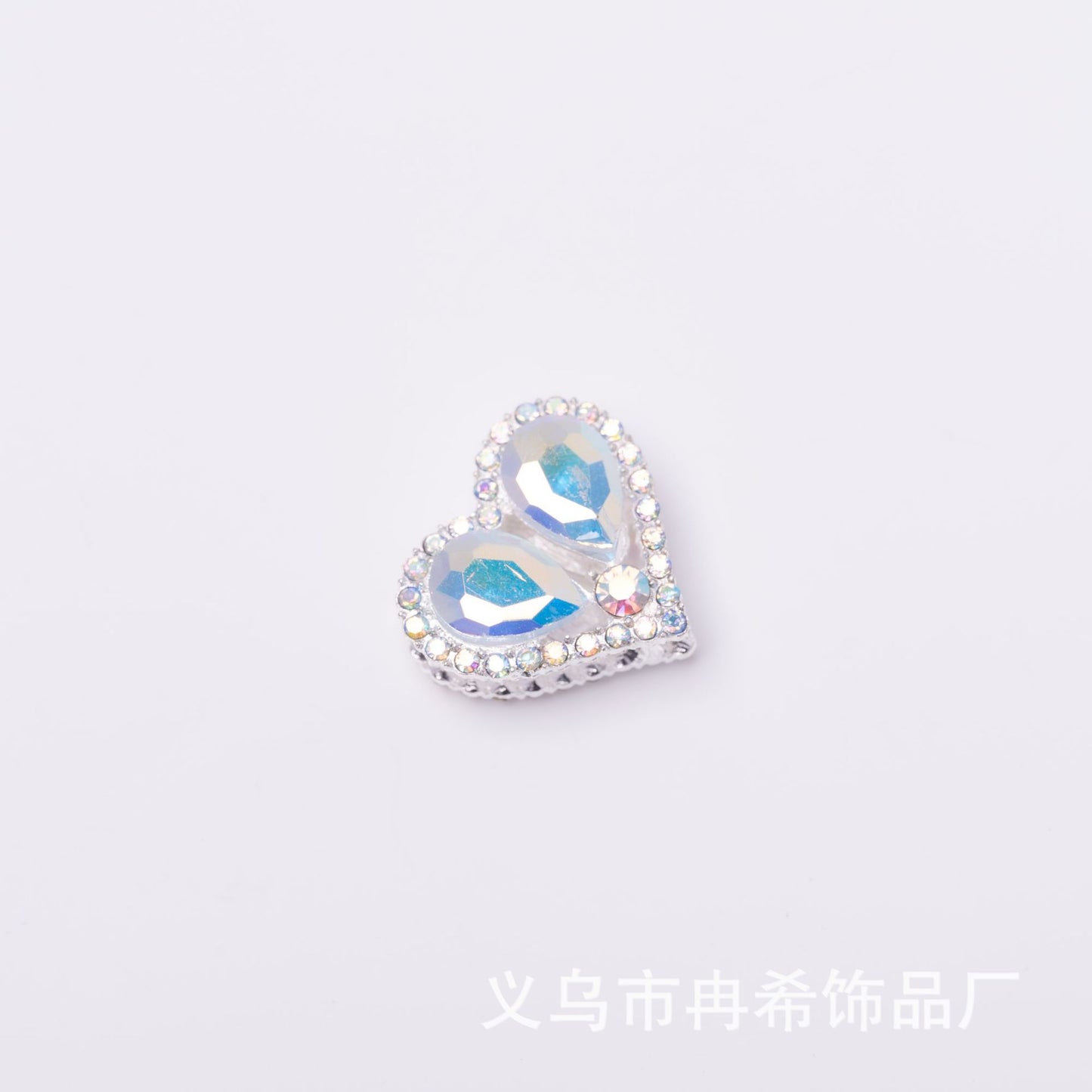 【B7】Crystal Colorful Diamond Heart